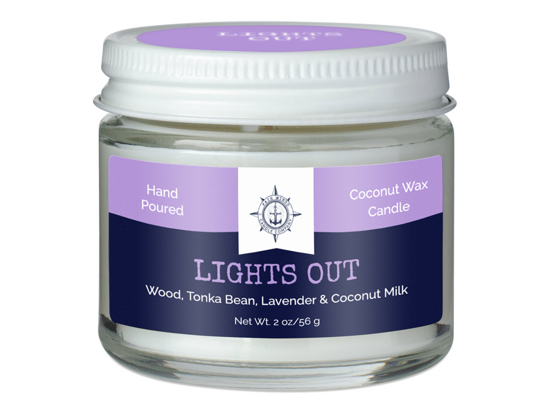 LIGHTS OUT mini candle